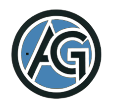 Logo de AG en círculo